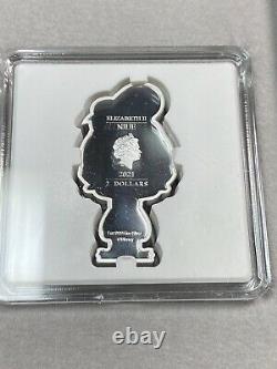 1 Silver Niue CoinLimited Edition Disney Donald Duck Chibi New Zealand Mint