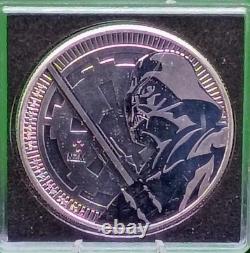 1 oz. 999 Silver 2018 Star Wars Darth Vader Coin New Zealand Mint