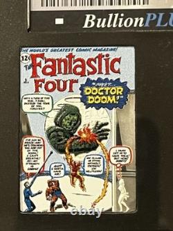 1 oz Silver Dr. Doom Fantastic Four 2025 Niue Comix NGC PF 70 Film Cell