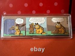 1 oz Silver Garfield Collectible Bar, Garfield & Arlene Purrrfect Together #166