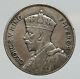 1935 New Zealand Under Uk King George V Silver Florin Coin W Kiwi Bird I91785