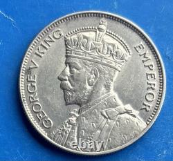 1935 New Zealand Half Crown aUnc. PLEASE READ POSTAGE DETAILS. 30