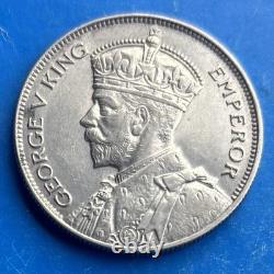 1935 New Zealand Half Crown aUnc. PLEASE READ POSTAGE DETAILS. 30