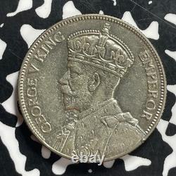 1936 New Zealand 1 Florin Lot#JM9580 Silver! Nice