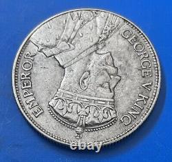 1936 New Zealand Florin Ef+. Very Hard Date In This Condition