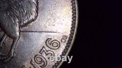 1936 New Zealand One Florin Silver Low Mintage