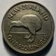 1936 New Zealand One Florin Xf (mintage 150k)