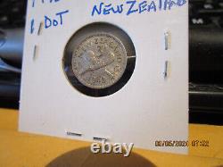 1942 New Zealand 3 Pence One Dot At Date Mint State +++++