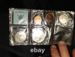 1965 Coins of New Zealand, 7 Coin Set, In Original Packaging