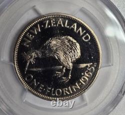 1965 Florin PCGS PL65 New Zealand