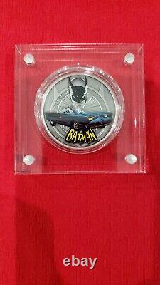 1966 Batmobile 1 oz Silver Coin Antiqued Niue 2021 First Edition Limited to 2000