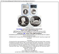 1977 NEW ZEALAND Elizabeth II WAITANGI DAY Proof Silver Dollar Coin NGC i106313