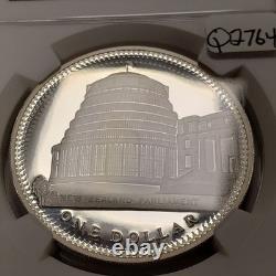 1978 $1 New Zealand Coronation. 8094 oz ASW NGC PF 70 Ultra Cameo SKU-Q2764