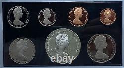 1978 NEW ZEALAND Queen CORONATION Elizabeth II PF Set 7 Coins 1is Silver i114523