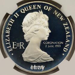 1978 New Zealand Silver $1 NGC PF68 Ultra Cameo Coronation Anniversary