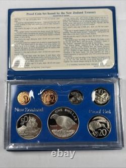 1982 NEW ZEALAND PROOF SET 1 Silver Dollar Coin(SC1225-042) Takahe