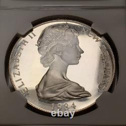 1984 $1 New Zealand Chatham Is Black Robin. 8094 oz ASW NGC PF 68 UC Q2770
