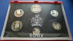 1990 NEW ZEALAND Silver Proof Set of 6 Coin in Original Box $ COA