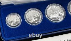 1990 Royal Australian Mint/Bank of New Zealand 5-Coin Silver PROOF Set