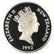 1992 New Zealand Decimal Currency Annversary Silver Proof 5 Dollars Na525