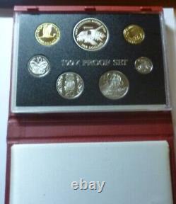 1997 NEW ZEALAND OFFICIAL PROOF SET (7) with SILVER SADDLEBACK $5 RARE