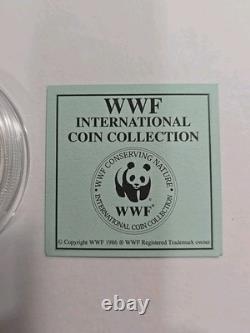 1997 New Zealand $5 Silver WWF Conserving Nature. 925 Proof Saddleback