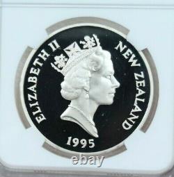 1997 New Zealand Silver 5 Dollars James Ross Antarctica Ngc Pf 69 Ultra Cameo