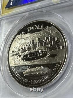 1999 New Zealand $5 Wellington Silver Proof Graded PR 68 DCAM by ANACS