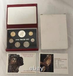 1999 New Zealand Proof Set With OGP & COA