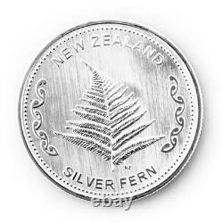 1oz Silver Round Bullion New Zealand Mint Silver Fern