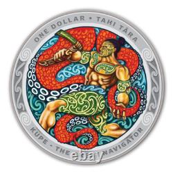 2 X 1 Dollar Kupe The Great Navigator Set New Zealand 2 X 1 Oz Silver PP 2019