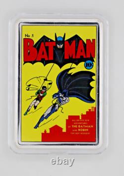 2 oz. 999 Fine, 2023 Batman #1 Comix Silver Proof New Zealand Mint, #282 of 1000