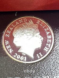 2001 New Zealand 7 Coins Proof Set