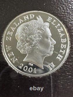 2001 New Zealand 7 Coins Proof Set