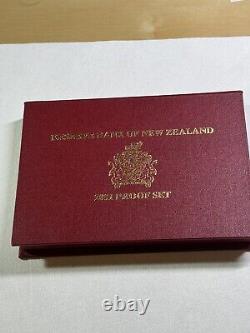 2001 New Zealand 7 Coins Proof Set