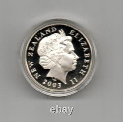 2003 NEW ZEALAND LORD of THE RINGS 28.28 gram. 925 silver Flight to the Ford