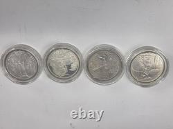 2003 New Zealand Lord of the Rings $1 Silver Proof 12 Coin Set Limited Mintage