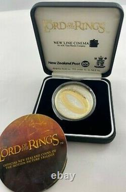 2003 The Lord of the Rings $1.925 Sterling Silver Proof New Zealand Post