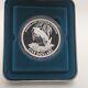 2005 $5 New Zealand Fiordland Crested Penguin Proof Coin, Coa, And Ogp