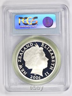 2006 $5 New Zealand Falcon Silver Proof PCGS PR69 DCAM