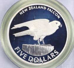 2006 $5 New Zealand Falcon Silver Proof PCGS PR69 DCAM
