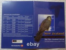 2006 NEW ZEALAND OFFICIAL PROOF SET (7) with SILVER FALCON $5 RARE