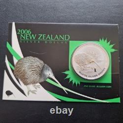 2006 NZ Silver Dollar North Island Brown Kiwi 2006 NZ Silver Dollar North Island Brown Kiwi