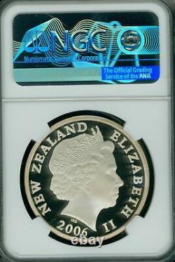 2006 New Zealand $5 Silver Falcon Ngc Pf69 Mac Finest Spotless 2500 Minted