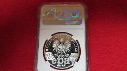 2007 Poland Grey Seals. 999 Silver Coin NGC Graded PR PF 68 28 grams