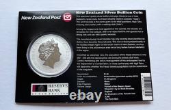 2008 New Zealand $1 Haast tokoeka Kiwi 1 oz. 999 Silver Uncirculated Seale 2008 New Zealand $1 Haast tokoeka Kiwi 1 oz. 999 Silver Uncirculated Seale