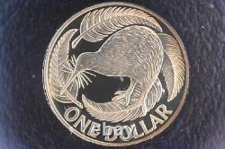 2008 New Zealand Silver Proof Coin Set Limited Edition Hamilton's Frog