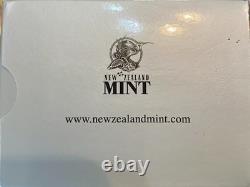2009 Lunar Year of the Ox 1 oz Silver Colored Coin NEW ZEALAND MINT