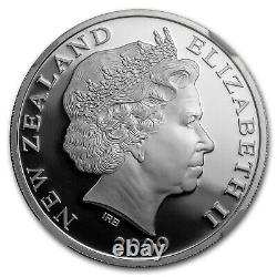 2009 New Zealand 1 oz Silver Icons $1 Kiwi & Map PF-69 NGC SKU#177477