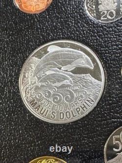 2010 New Zealand 6 Coins Proof Set with Dolphin Coin Only 1,500 Sets